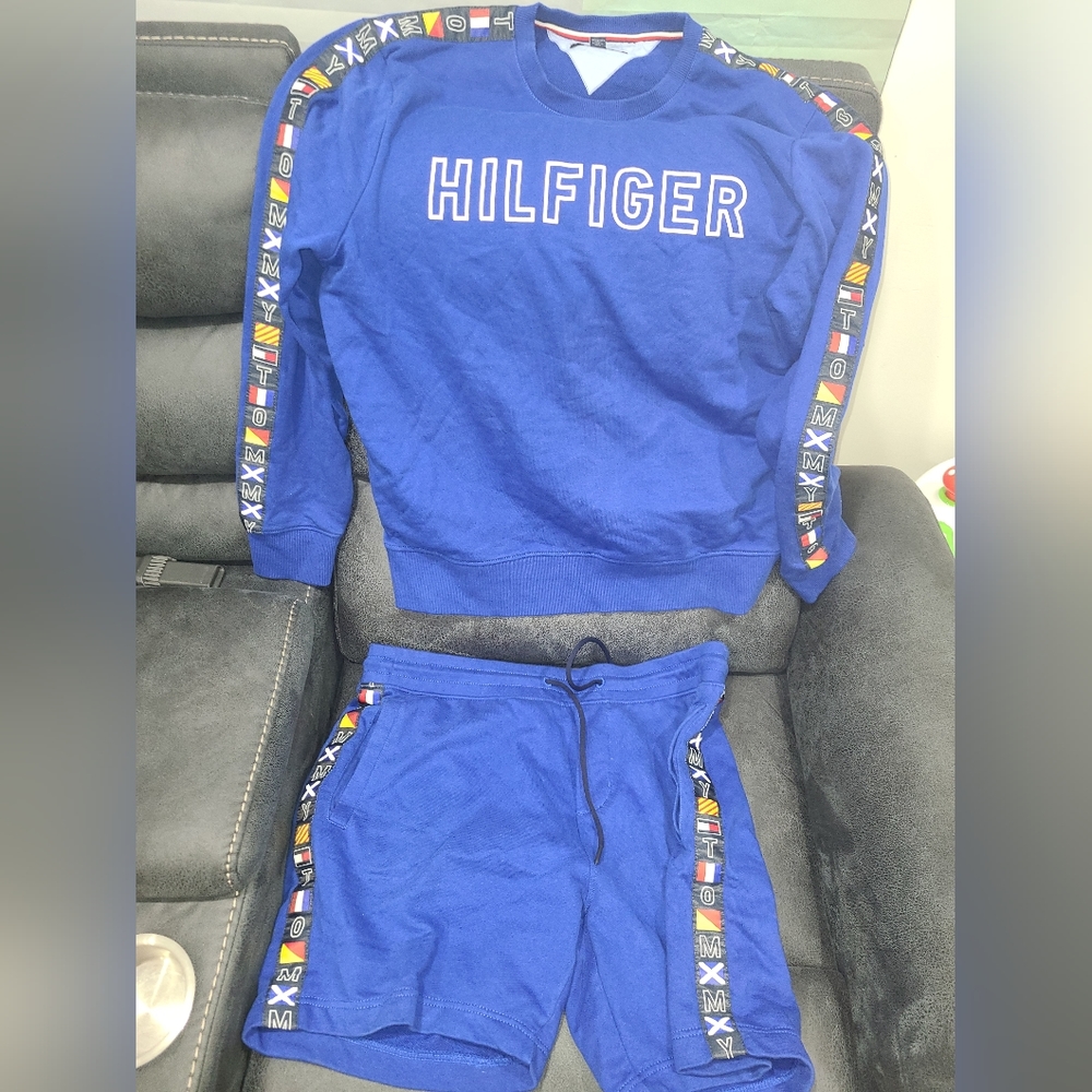 Men's Tommy Hilfiger "Flag" Sweat Short Set